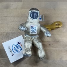 Vintage 1997 Intel Inside Pentium II Astronaut Plush Doll Gold Promo With Tags
