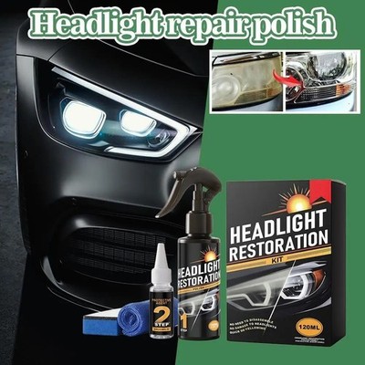 Scheinwerfer Aufbereitungsset Autos - Headlight Restoration Politur Set