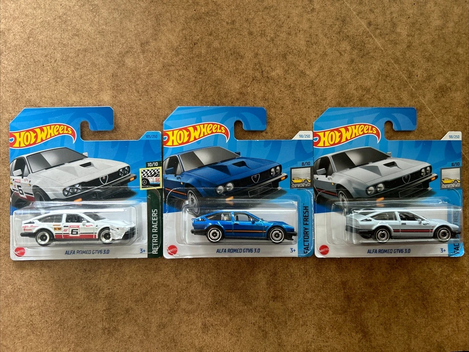 HOT WHEELS - Lotto 3X ALFA ROMEO GTV6 3.0  (2023/2024) - Immagine 2 di 4