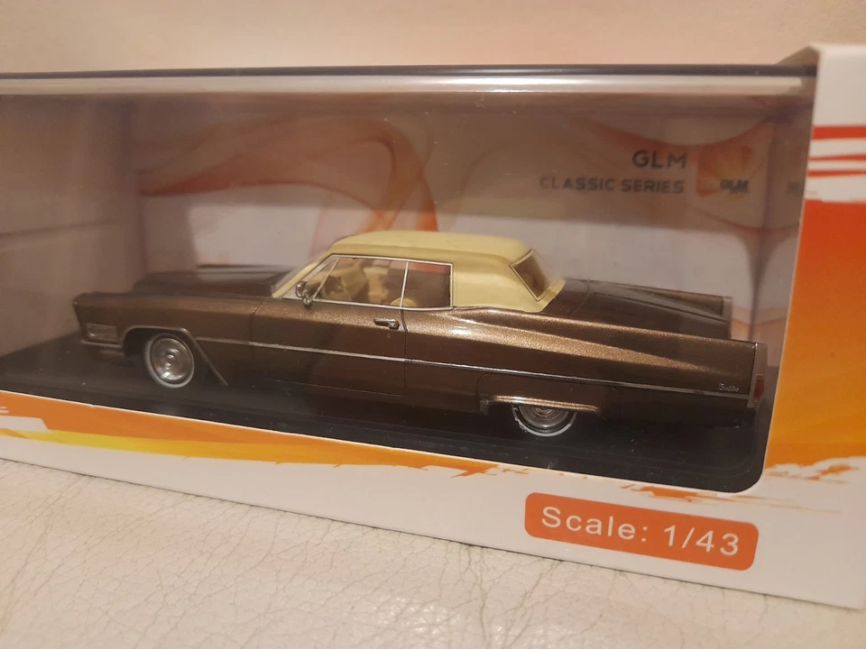 RARE GLM 1:43 1968 CADILLAC COUPE DEVILLE 2 DOOR LTD GLM123301 STUNNING - Image 3 of 4