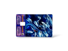 Blue-Eyes Ultimate Dragon Holographic Anime Style Credit Card Skin Decal Cover