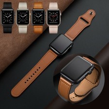 Genuine Leather Wrist Bands Strap for Fitbit Versa 4/3/2/1 Sense 2/Sense Watch