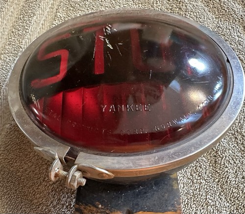 Vintage STOP LIGHT Lamp OLD Truck YANKEE Fire truck GMC Chevrolet FORD Dodge - Picture 5 of 16