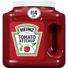 Heinz Tomato Ketchup 114 oz Jug Large Bulk Bottle for Food Service Catering