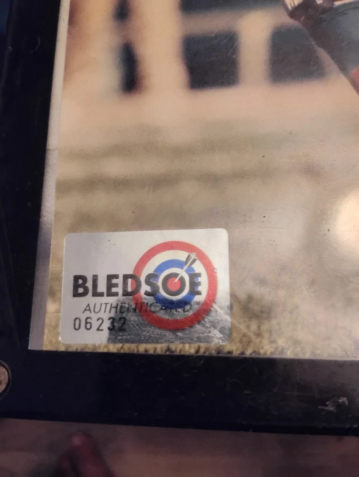 Firmado por DREW BLEDSOE | PATRIOTS 8x10 | Con Autenticación Foto 2 de 3