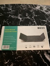 NEW Foldable Bluetooth Keyboard With Touchpad B033
