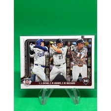 2025 Topps Series 1 NL RBI Leaders Shohei Ohtani Willy Adames Manny Machado
