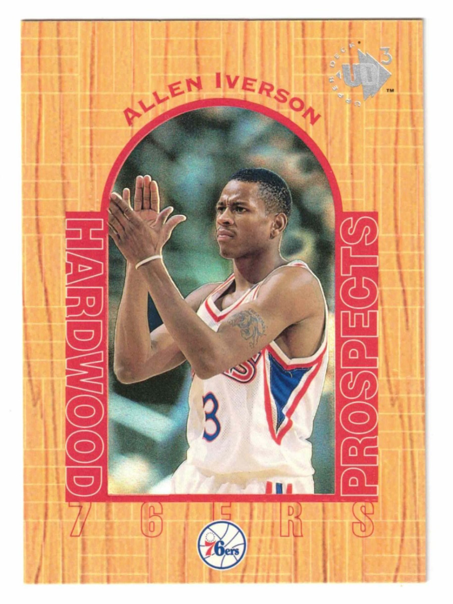 1996-97 Upper Deck UD3 Hardwood Prospects #14 Allen Iverson [RC] - NRMT / MINT