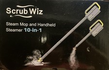 Scrub Wiz Steam Mop And Handheld Steamer 10 In 1. OPEN BOX FREE SHIPPING