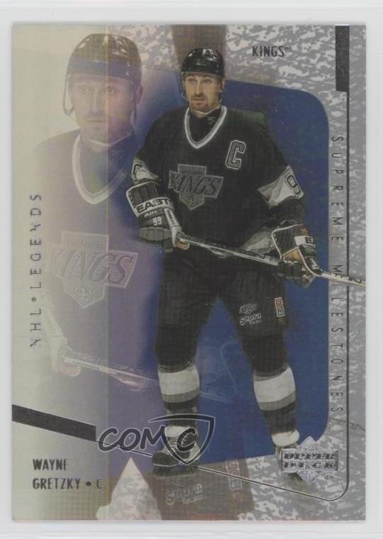 2000-01 Upper Deck Legends Supreme Milestones Wayne Gretzky #SM1 HOF yf0