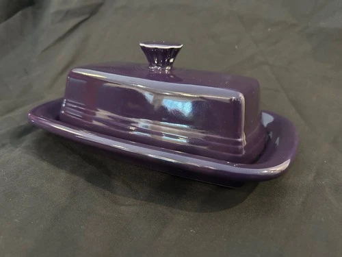 Fiesta Plum Extra Large XL Butter Dish With Lid Fiestaware