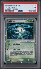 Pokemon Celebi Ex Holo Secret Rare #117 Unseen Forces 2005 PSA 5 EX on eBay