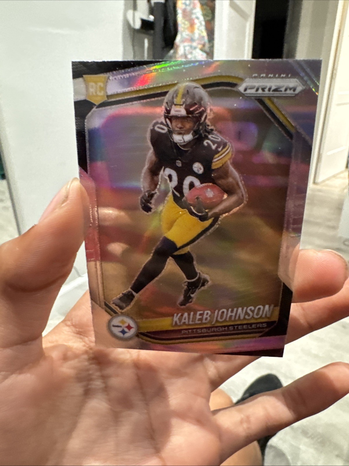 2025 Panini Prizm - Rookies Kaleb Johnson #375 Silver Prizm (RC)