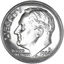 1984 D Roosevelt Dime Choice BU US Coin See Pics T578