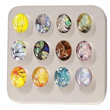 5"X 4.75" Deep 1.25" Multi Ovals Mold Glass Fusing