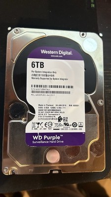 Western Digital Purple 6 TB,Internal,5400 RPM,3.5 inch (WD60PURX) Hard Drive