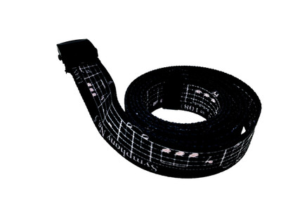 Men's, Musical Notes Cotton Web Belt, 1.25''X 54'',  Made in the USA