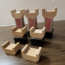 Thomas  Friends Wooden Railway Elevated Track Foundation LC99260 Learning Curve