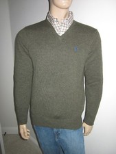 Polo Ralph Lauren Green Wool Sweater NWT New L