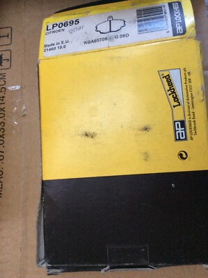 Citroen ZX 1991-97 front brake pads AP Lockheed No LP0695 | eBay UK