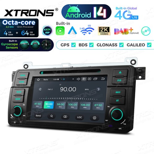 7" Android 14 8-Core Car DVD Player Stereo Radio GPS 4+64GB DSP For BMW E46 M3 - Picture 7 of 22