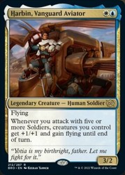 Harbin, Vanguard Aviator 212/287 Foil The Brothers' War