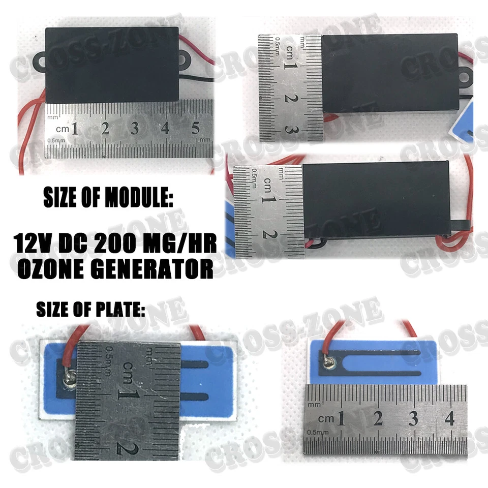 Ozone Generator Kit 12V - 200 mg/hr Bacteria Virus Killer Safe Ceramic Module O3 - Image 2 of 4