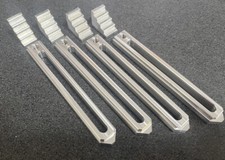4 lange Spannpratzen Alu M6 Treppen  Spannabsatz , Spanneisen , Fr&auml;sen Gravieren