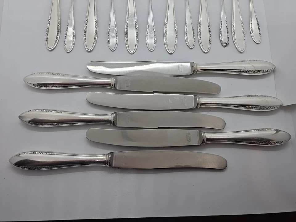 Juego de cubiertos chapados en plata alemana Homag 90 vintage 18 piezas vintage Foto 3 de 4