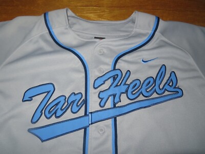 90s Nike NORTH CAROLINA TAR HEELS Button-Down XL Baseball Jersey