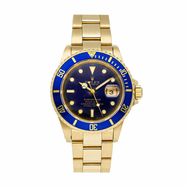Rolex Submariner Blue Men's Watch 