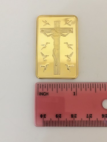 Jesus 10 Commandments Christian Fake Gold Bar Replica - Picture 12 of 30