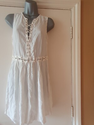 Ladies White Summer Dress