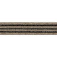 May Arts Solid With Woven Stripes, 1-1/2-inch By 25-yard, Natural/black, New, Fr on sale May Arts Solid With Woven Stripes, 1-1/2-inch By 25-yard, Natural/black, New, Fr on sale