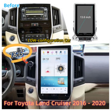 13.6"Car Media Player for Toyota Land Cruiser 2016-2020 Carplay BT SWC WiFi 4G