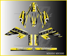 Razor MX500 MX650 graphics kit decals THICK AND HIGH GLOSS
