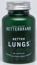 Betterbrand Better Lungs Daily Respiratory Health Supplement 60 Capsules 08/2027