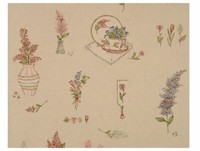 A.S. CréAtion Tapete Vlies 8145-17 Weiß Rosa GrüN Blau Stylisch Floral Vintage