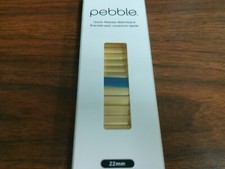 Original Pebble Time Watchband 22mm Stainless  Gold color  Model 51123