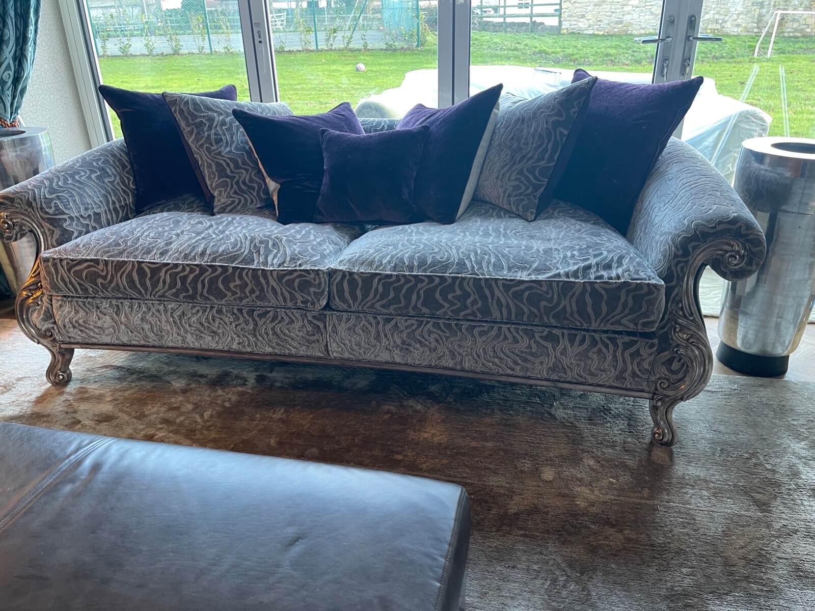 Amazing Duresta Wolfgang 3 seater 240cm wide sofa settee cost £12,000 2