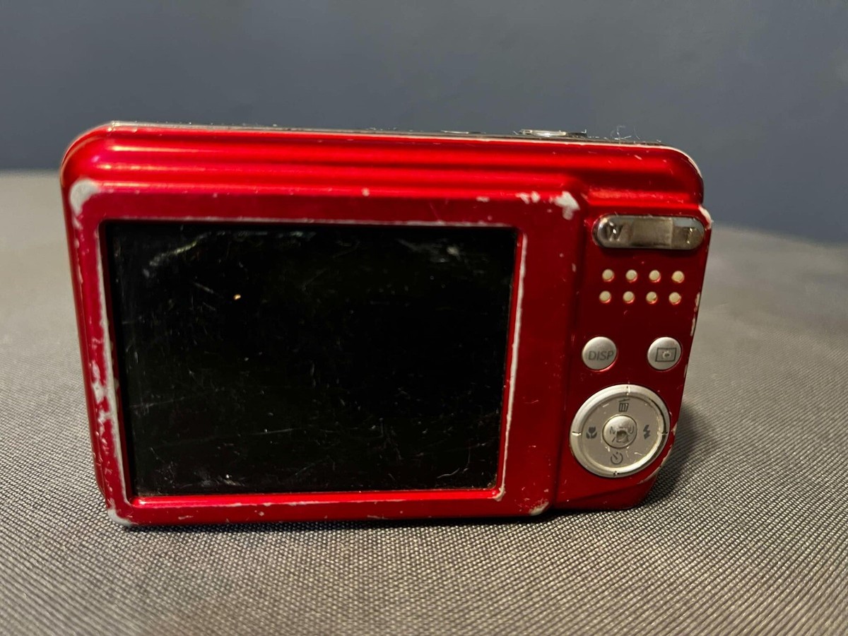 FUJIFILM FINEPIX AV100 Digital Camera Red For Parts Only Not