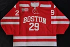 BOSTON UNIV TERRIERS * VINNIE PURPURA * GAME WORN/USED HOCKEY JERSEY HOCKEY EAST