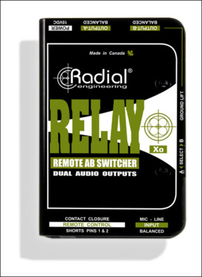 Radial RELAY XO Balanced remote AB switcher