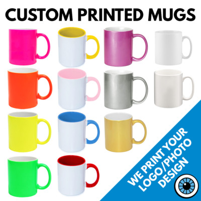 Maßgeschneiderter bedruckter Becher   Personalisierter Druck Tasse Weihnachten Geschenk Bild Text Foto Becher