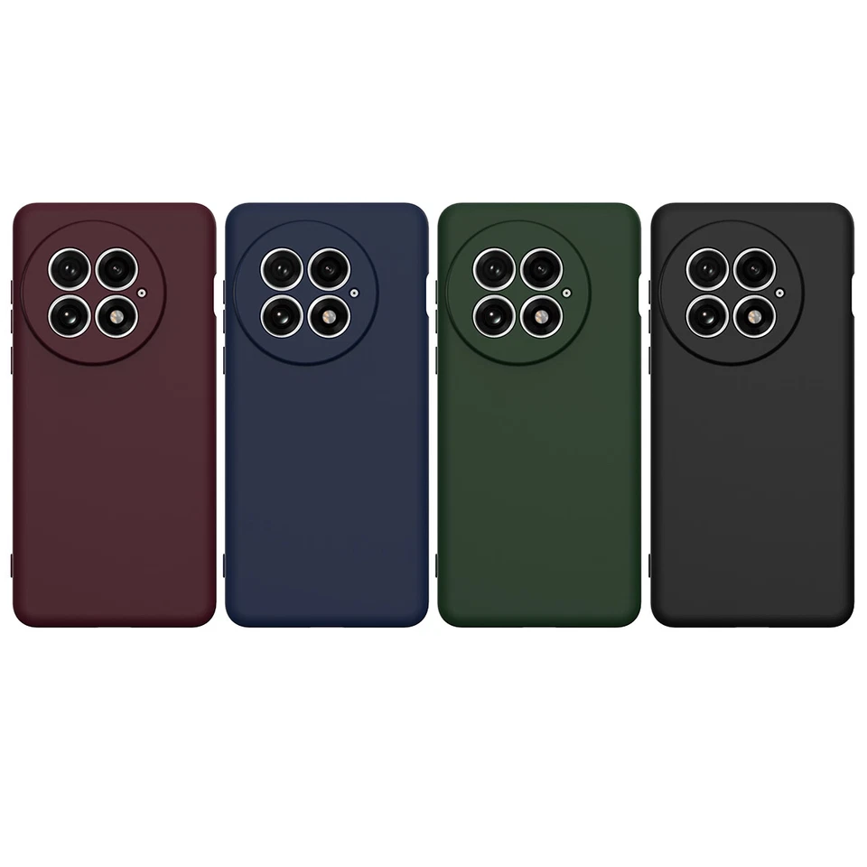 For OnePlus 13 5G, Luxury Magnetic Skin Touch Feel Liquid Silicone Cover Case - Image 2 of 4