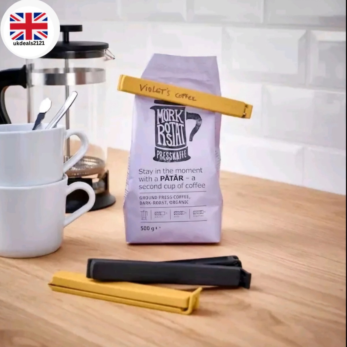 Sealing Clips Food Bag Pack IKEA BEVARA For Freezer Fridge