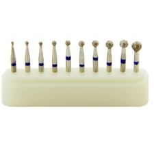 Dental Diamond Bur Clinic Kit FG-1901 Ball Shape Assorted size 10/Pk