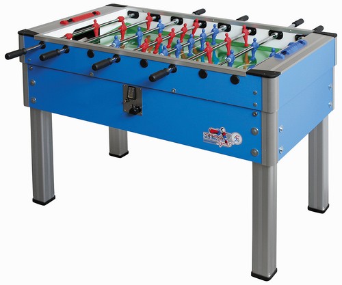 Baby-foot Roberto Sport – NEW CAMP – Tout Bleu Avec Monnayeur