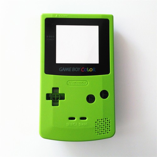 Nintendo Game Boy Color GBC Frontlit Frontlight Front Light Kit & Green Shell - Picture 5 of 6
