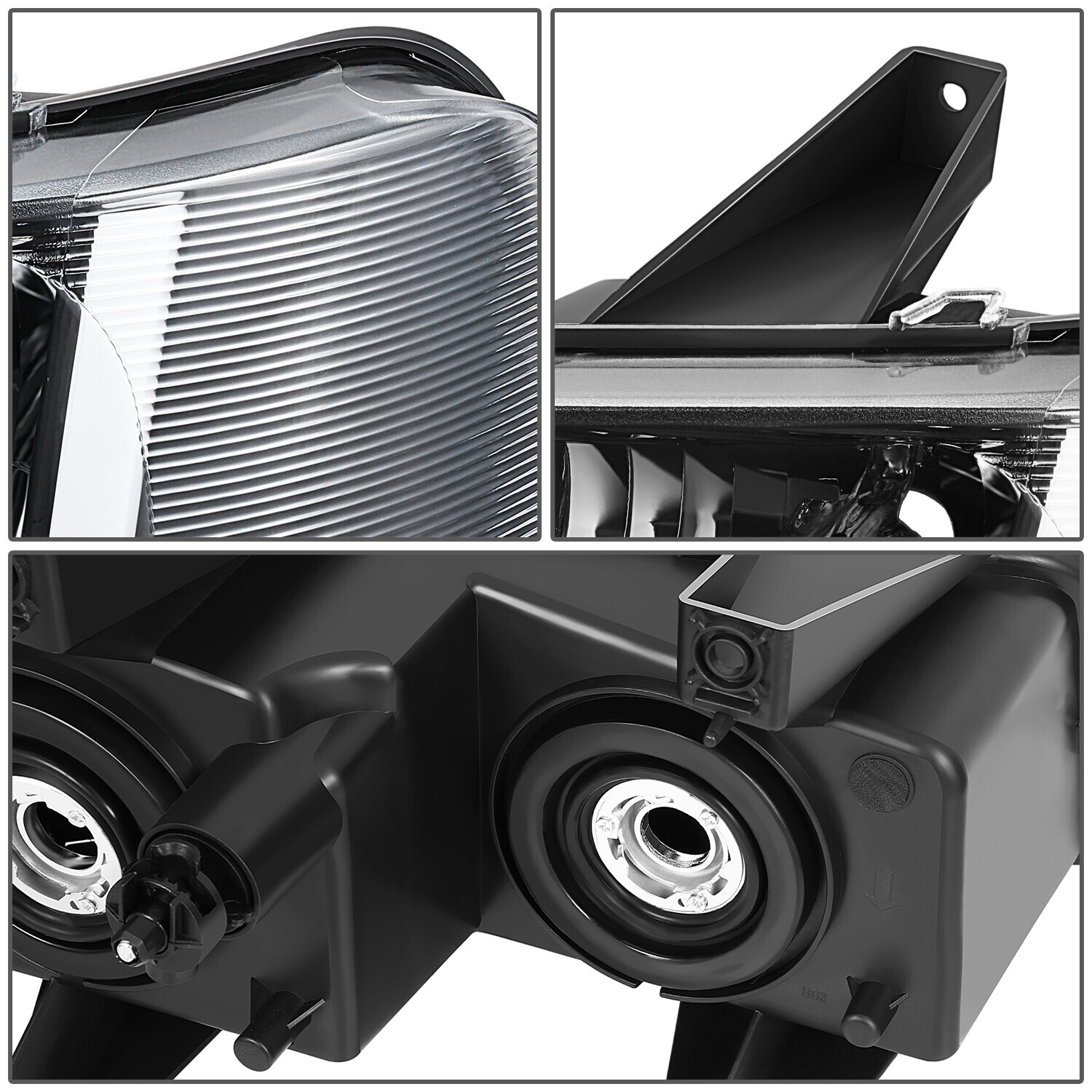 [SWITCHBACK F-LED DRL TURN SIGNAL]FOR 99-07 SIERRA 1500-3500 HEADLIGHTS CHROME - Foto 7